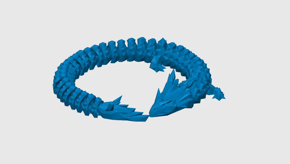articulated crystal dragon - Free 3D Print Model - MakerWorld