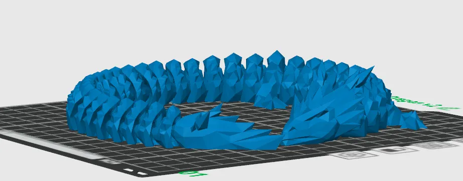articulated crystal dragon - Free 3D Print Model - MakerWorld