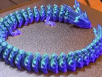 Dragon de cristal articulé — photo 1