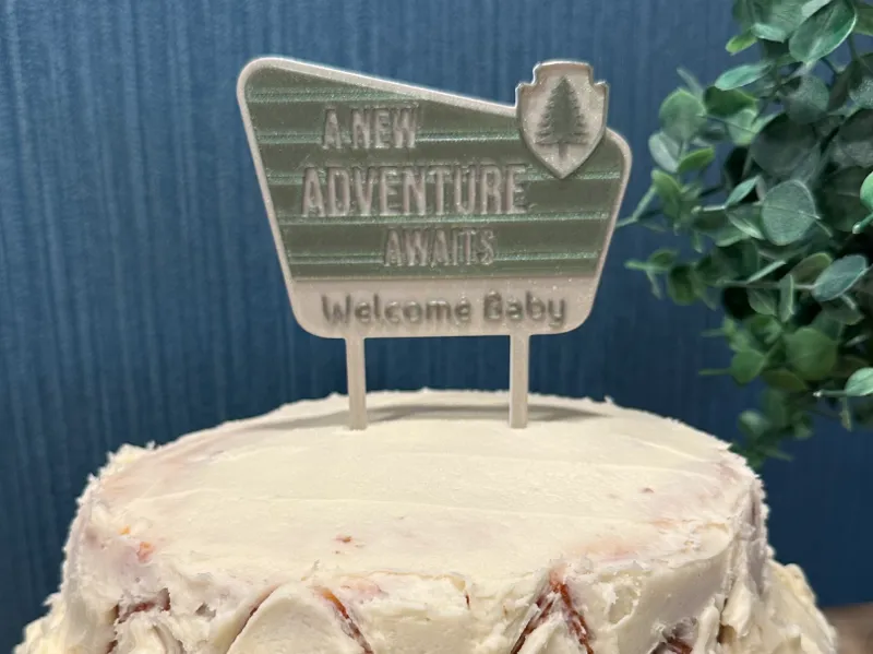 National Park Baby Shower Cake Topper