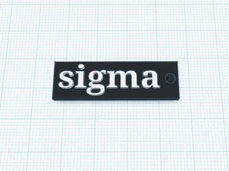 Sigma keychain
