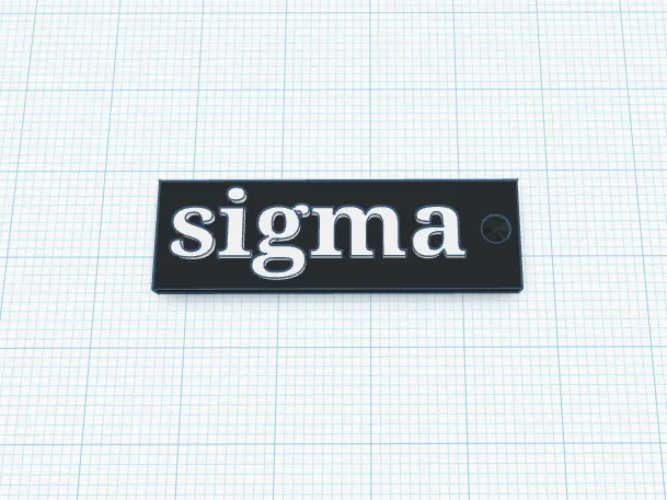 Sigma keychain