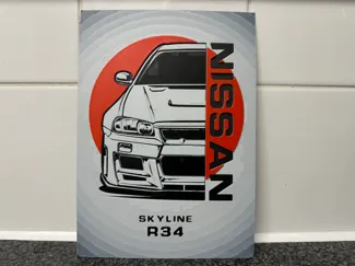 Nissan Skyline R34 Hueforge