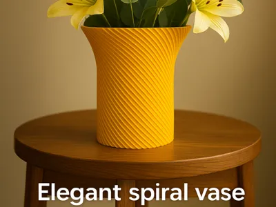 Spiral Flare Vase – Modern Elegance in Motion