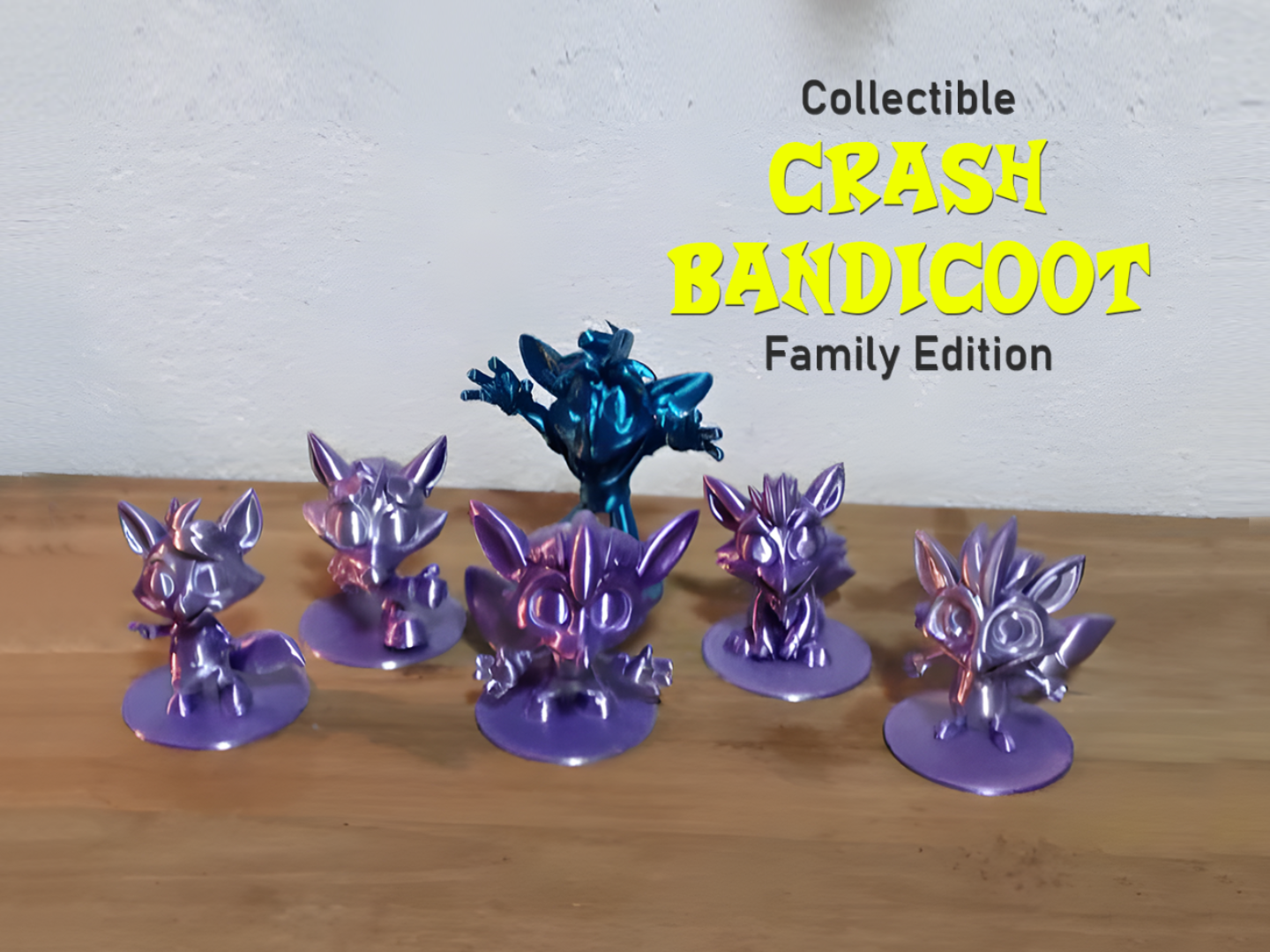 Crash Bandicoot Collectible Family Edition