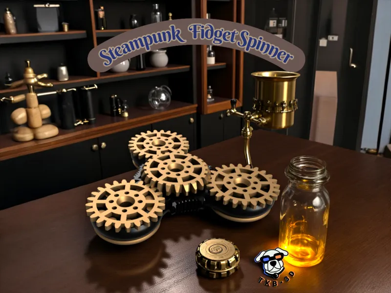 Steampunk Fidget Spinner