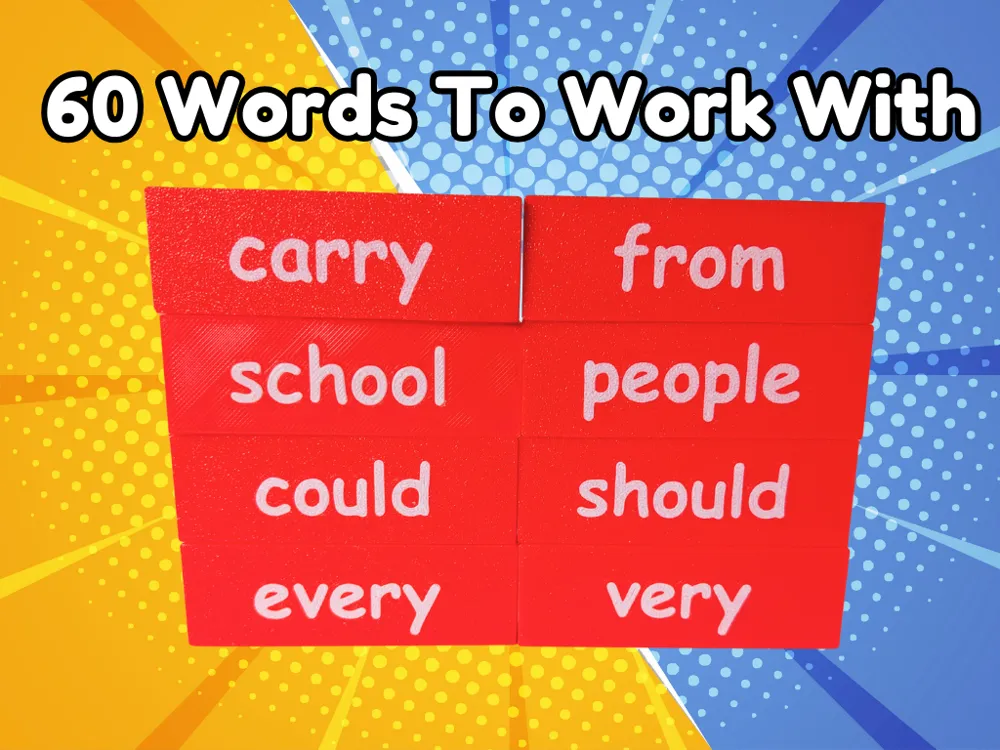 First Grade Irregular Sight Word Blocks by awesomelyawesomethings ...