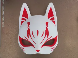 狐狸面具(多色打印)