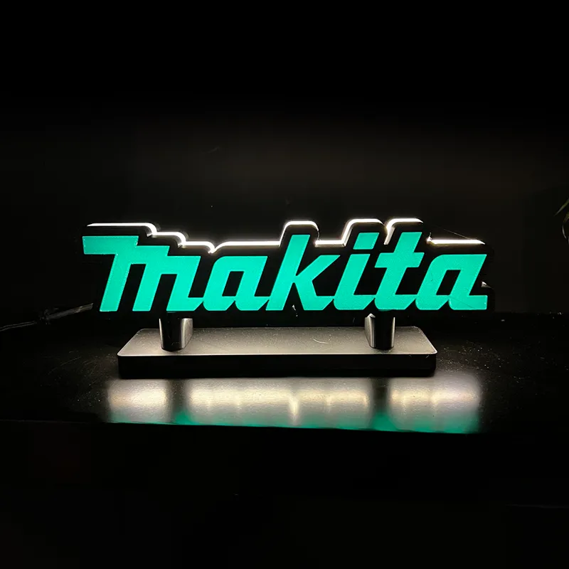 Makita Powertools Logo LED Lightbox | Tool Light Box | Easy to Print LED Box