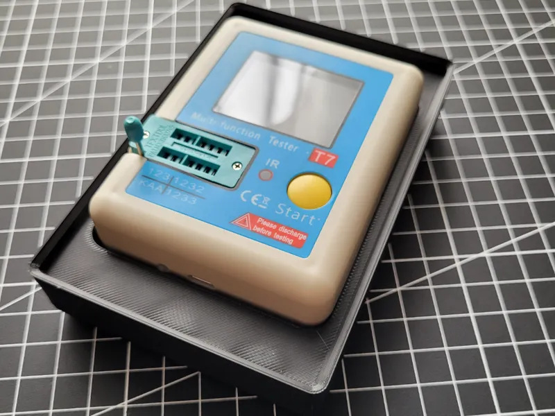 Gridfinity holder for Multifunction Tester T7