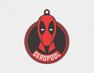 Deadpool Pendant (Keychain)
