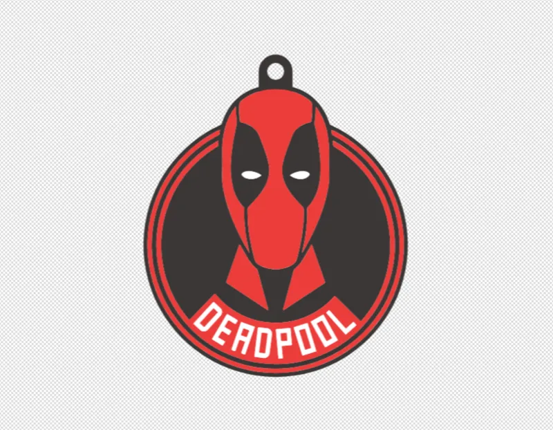 Deadpool Pendant (Keychain)