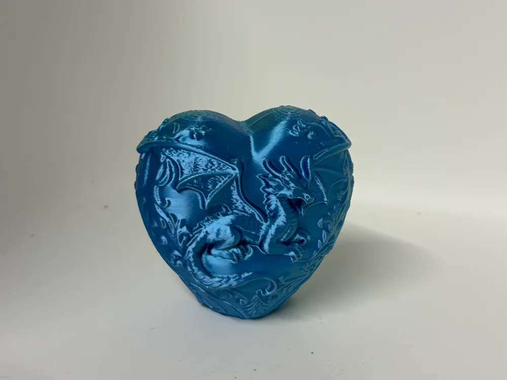 Dragon Heart Ornament - Free 3D Print Model - MakerWorld