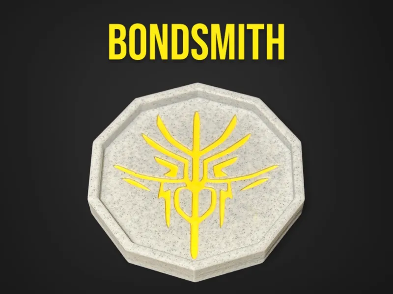 Bondsmith Glyph Coaster - Stormlight Archive