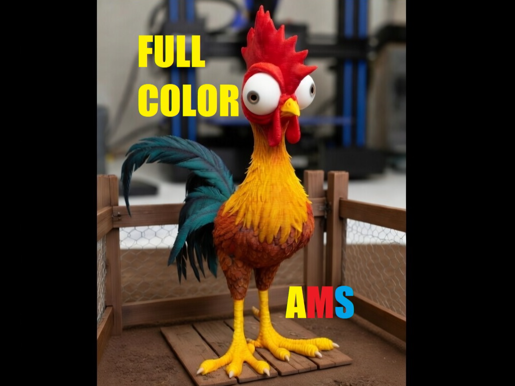 Hesitant Rooster 4 Colors AMS 