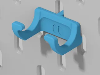 全能洞洞板挂钩系列：稳固夹持与多功能悬挂 Universal Pegboard Hooks: