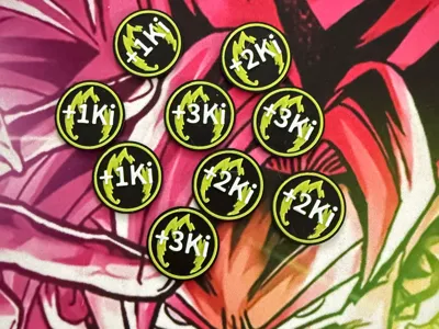 TCG Dragon Ball Game Marker Plus Ki-Token