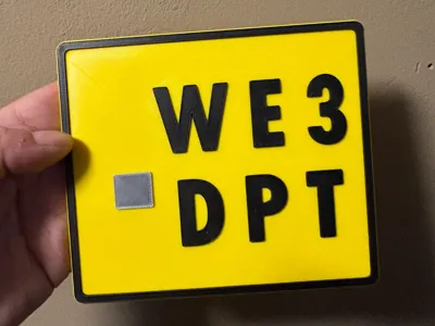 Brommer Kenteken / Moped Licence Plate Dutch