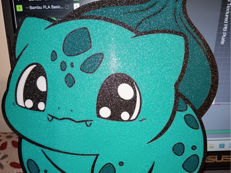 Décoration murale pokemon Bulbizarre