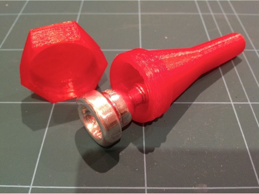 Trumpet Mouthpiece Holder Case