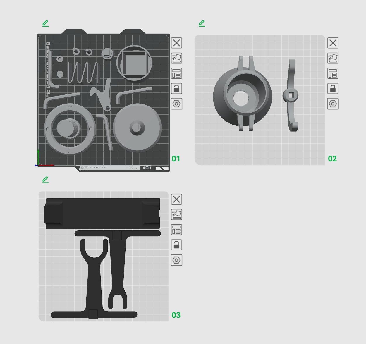Miniatura 2 do modelo 3D 竹屎玩具■老式爆米花机
