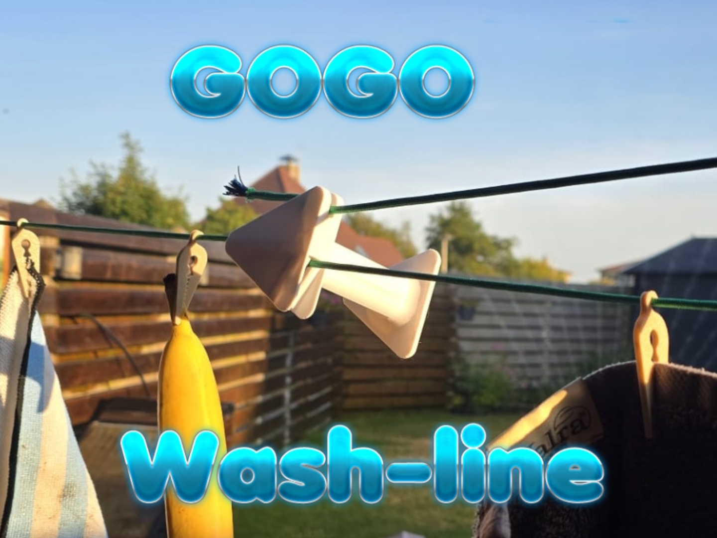 Go Go Washline - On the go clothesline tensioner - 1