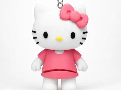 Flexi Hello Kitty Keyring