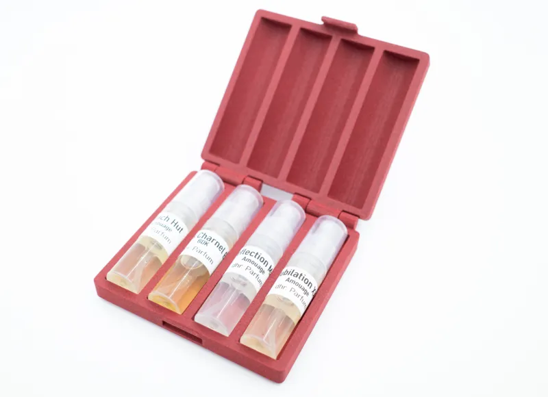 Perfume sample travel case 4x 2ml