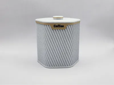 Coffee, Tea and Sugar Container Set - Magnetic