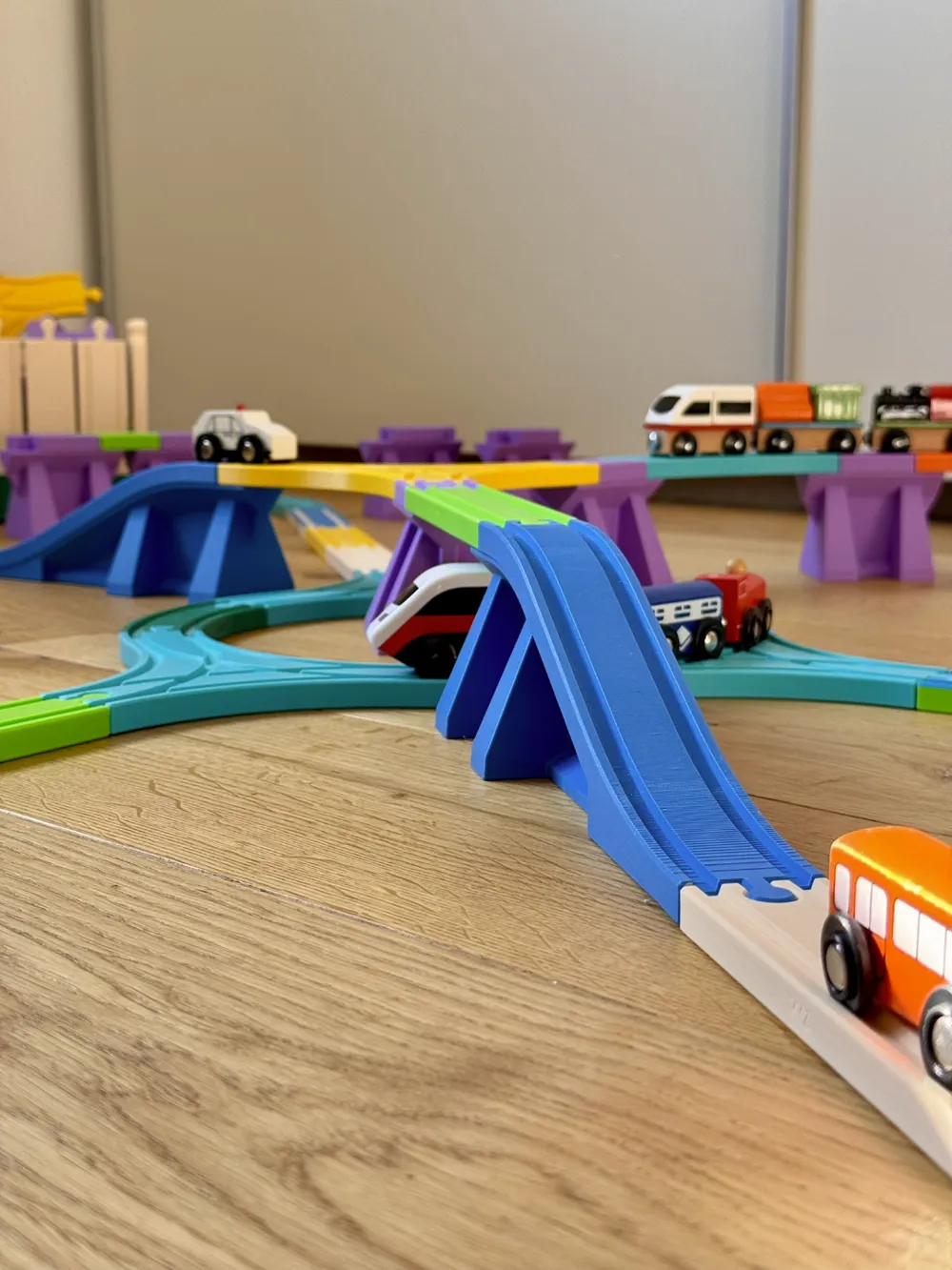 Ramps and Piers for Bridges - KYZ Train Tracks by KYZ Design MakerWorld ...