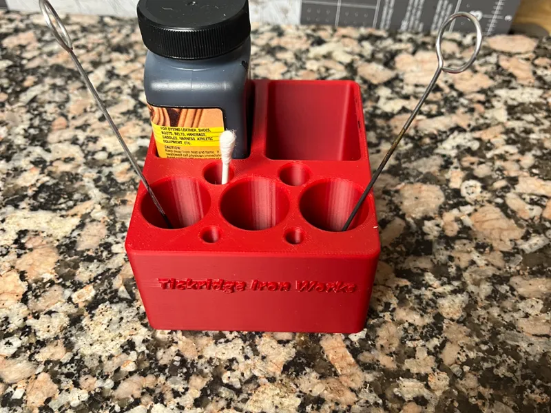 leather dye holder