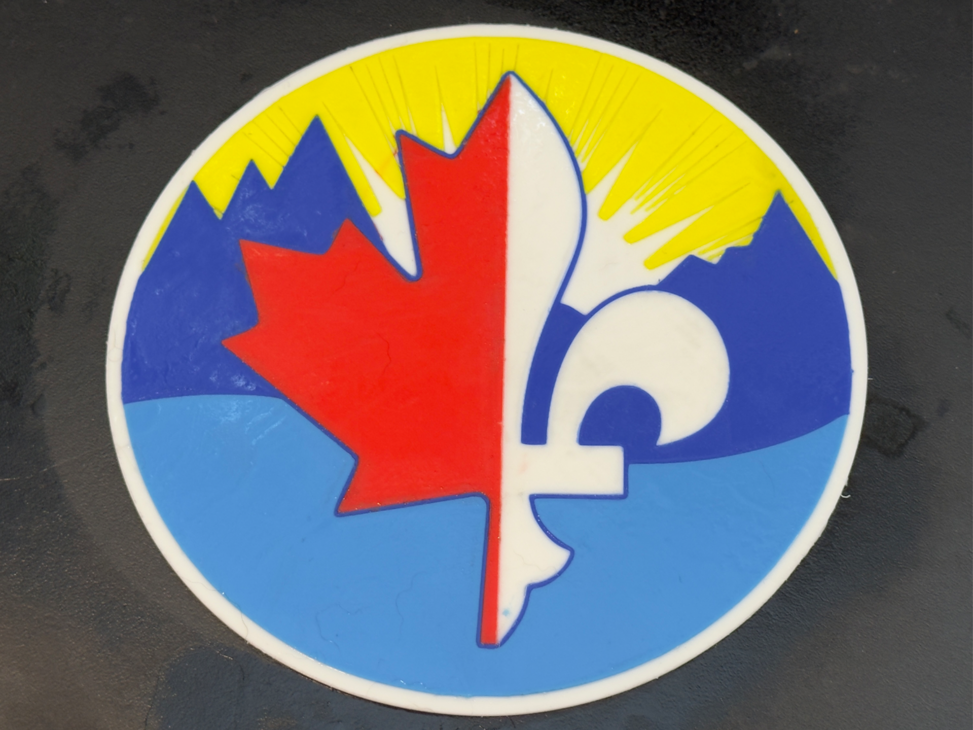 Franco-Canadien for Lightbox or Coaster