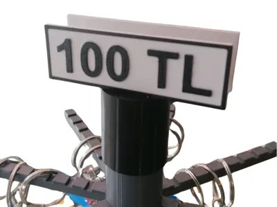 Keychain display rotating and stackable