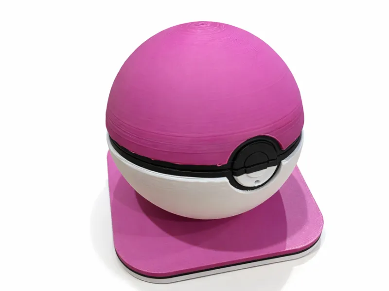 Pokeball buds case desk stand