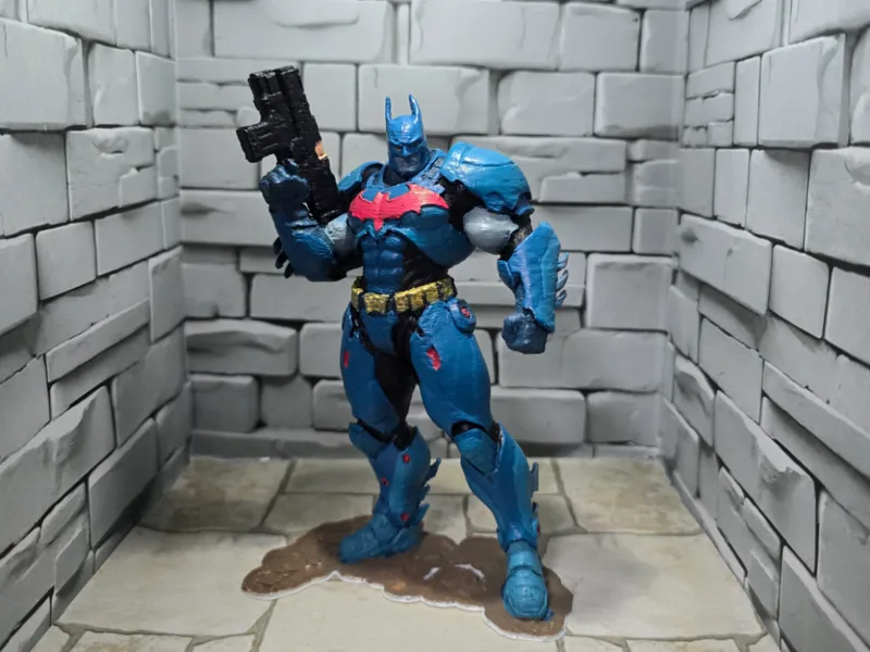 Action figure batman mecha suit