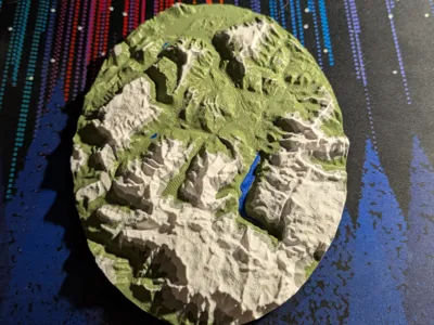 Berchtesgaden Topographic Map Watzmann