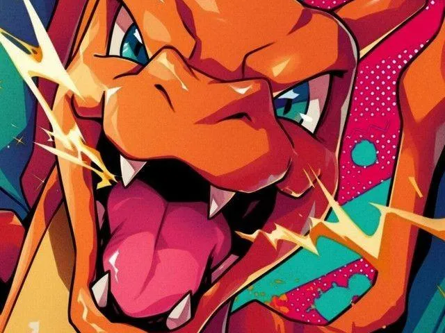 Charizard Pop Art - 7 color Hueforge