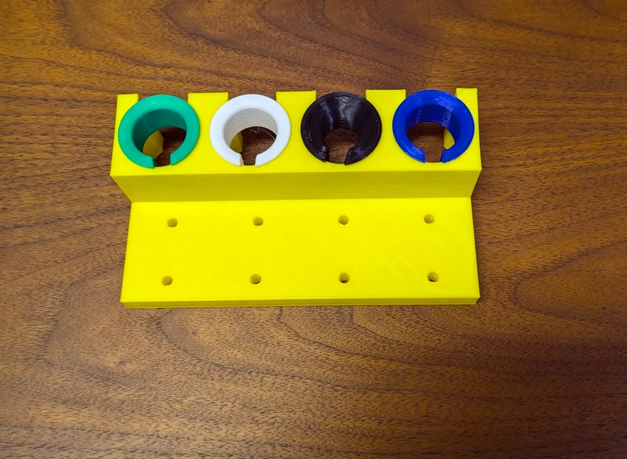 Workbench Cable Rack Workbench/Desk Cable Organizer (Power & Monitors) by Commodore_Creator ...