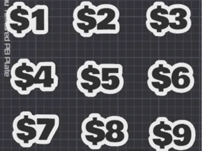 USA Dollar Price Tags – Eye-Catching & Easy to Use