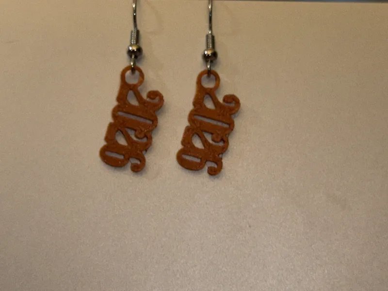 2026 New Year Earrings