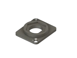 Shure BNC D-size adapter