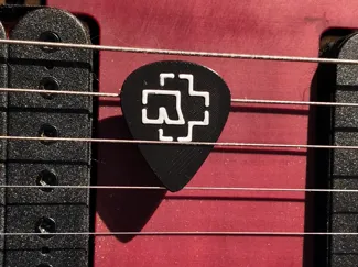 Industrial Metal Guitar Pick – Rammstein Inspired