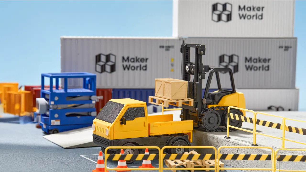CyberBrick Official Forklift view 2
