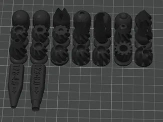 Différentes balles pour hds 68