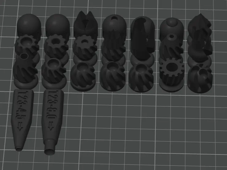 Différentes balles pour hds 68