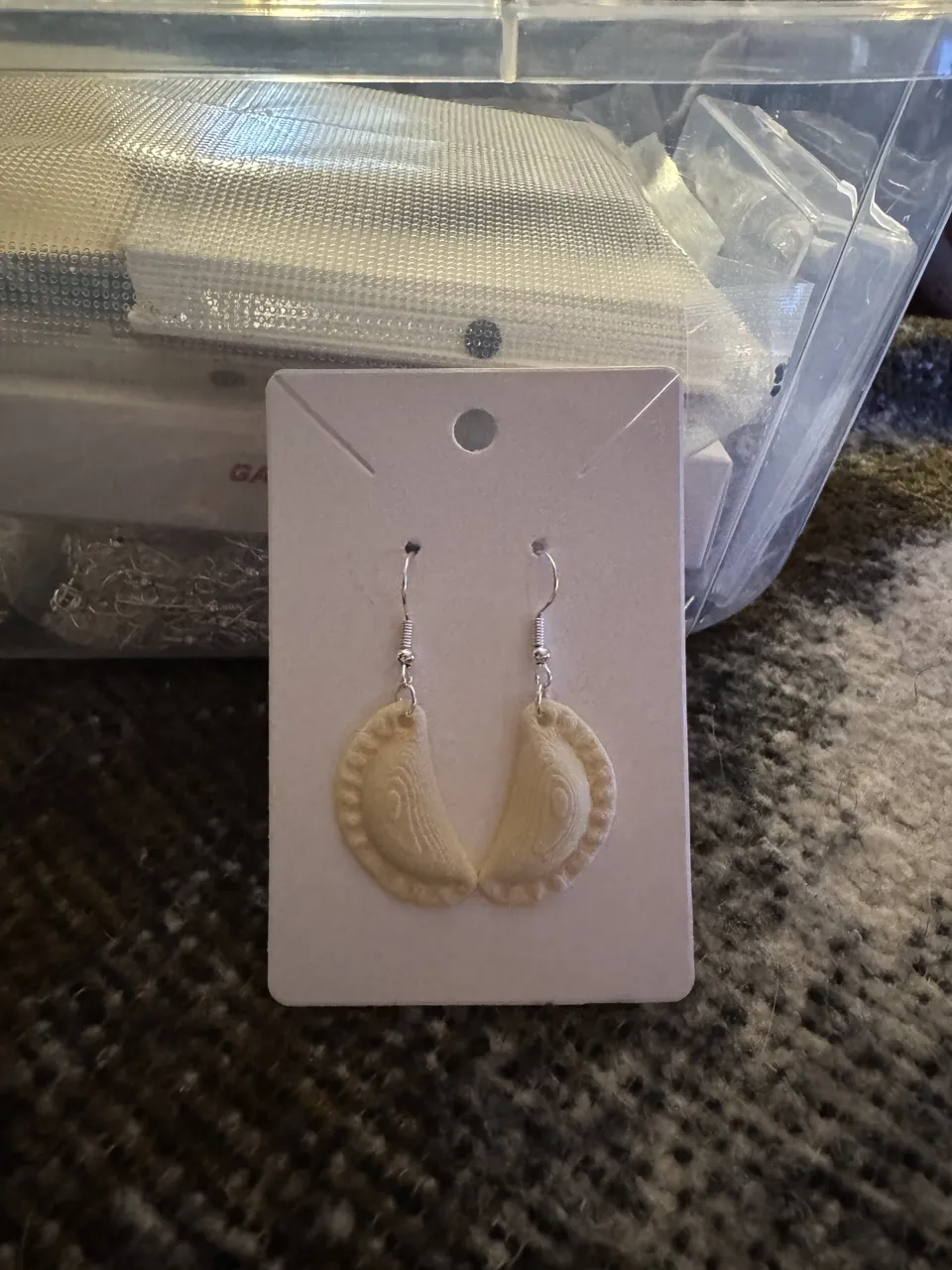 Perogy or Pierogi Earrings view 2