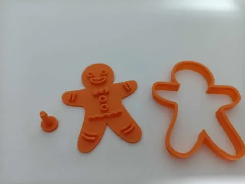 Bonhomme en pain d'épices avec anse