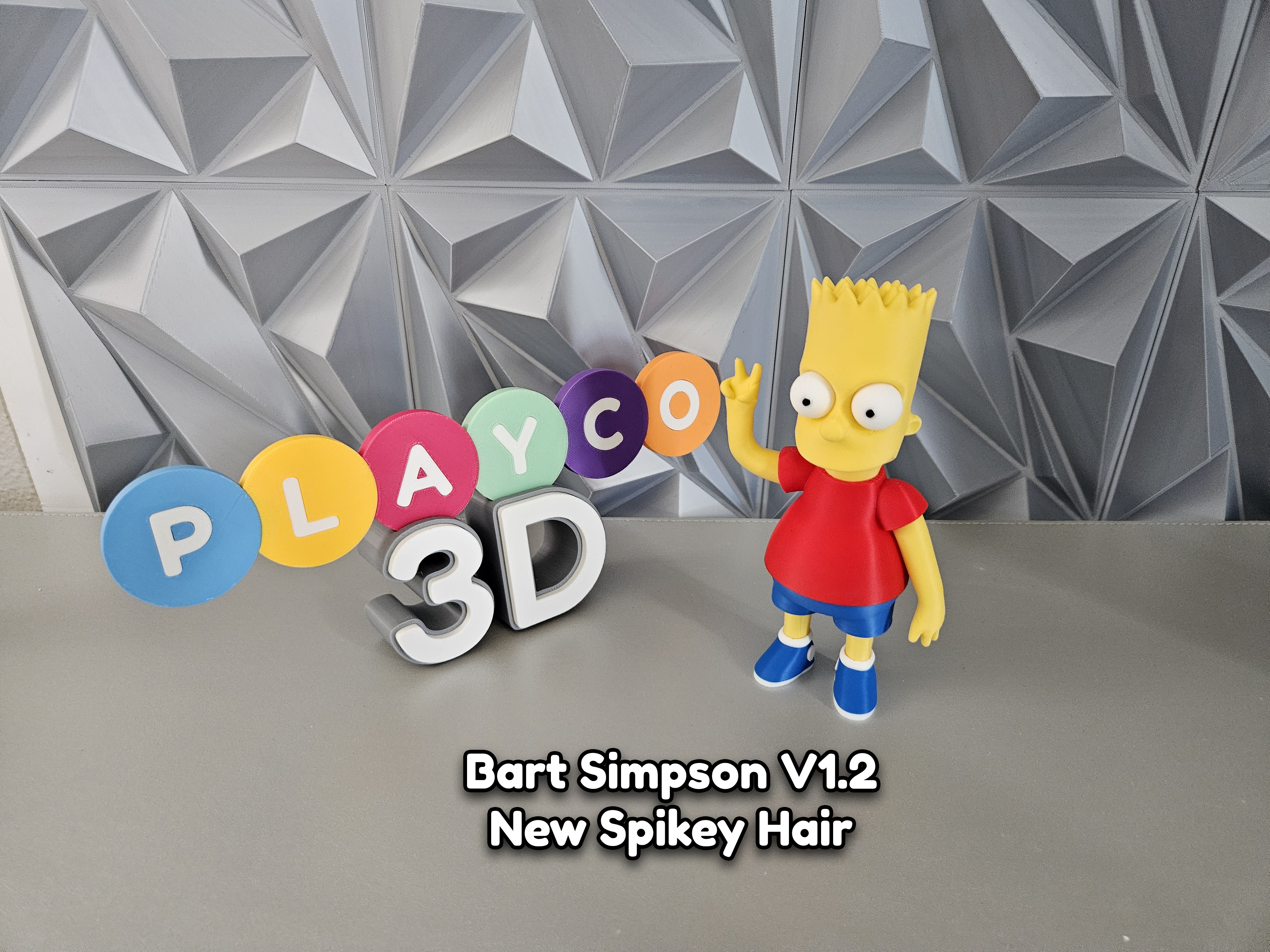 Miniatura 1 do modelo 3D Bart Simpson - Multi Part