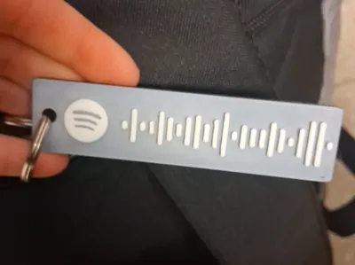 Ultimo Spotify Tag Keychain