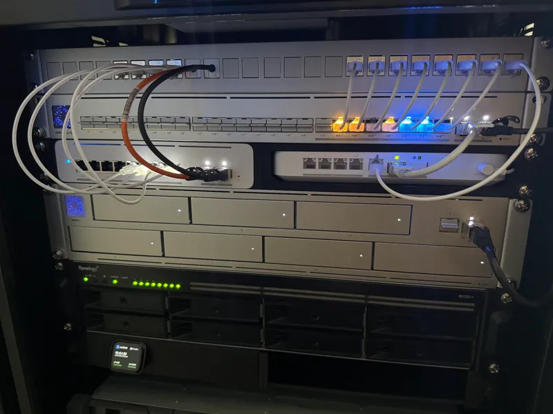 19in Rack - Unifi Pro XG 8 PoE 1U Rack Mount